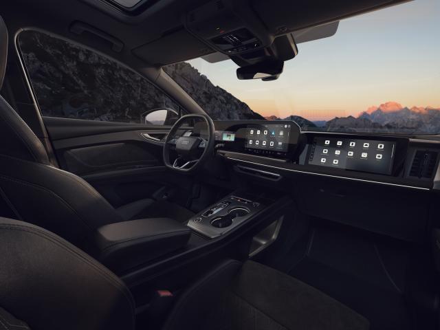 audi Q4 interiör